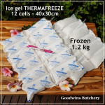 Ice gel THERMAFREEZE pengganti es batu THERMA FREEZE rectangle sheet (price/cell)